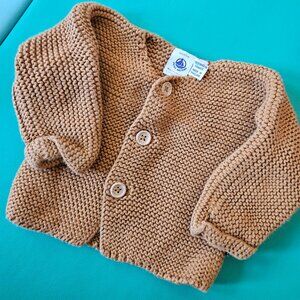 Petit Bateau 6 month baby cardigan